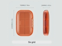 جعبه قرص قابل حمل 6 عددی USAR Portable Pill Box