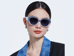 قیمت عینک آفتابی زنانه پولاریزه karen bazaar LY2320 Korean version of small-frame cat-eye sunglasses