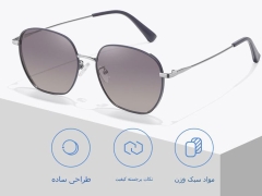 عینک آفتابی زنانه پلاریزه karen bazaar B9010 Fashionable polarized sunglasses for women