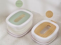 جعبه دستمال کاغذی تاشو چندمنظوره Desktop Multifunctional Retractable Tissue Box JP-SSZJH