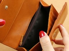 خرید کیف پول زنانه IOS/Aiguoshi Wallet women's short 2013
