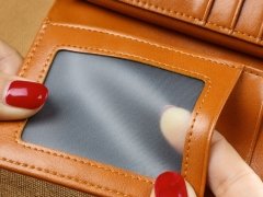قیمت کیف پول زنانه IOS/Aiguoshi Wallet women's short 2013