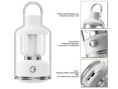چراغ دافع حشرات و پاور بانک شارژی ضدآب Outdoor Mosquito Repellent Lamp 391
