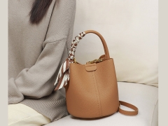 فروش کیف دوشی زنانه Viney women's bag versatile leather portable bucket bag 4368