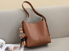 خرید کیف دوشی زنانه با ظرفیت بزرگ New Women's Leather Bucket Bag Large Capacity 5345