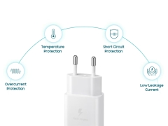 شارژر اصلی فست شارژ 15 وات سامسونگ همراه با کابل دو سر تایپ سی یک متری Samsung 15W Type-C With Type-C Cable