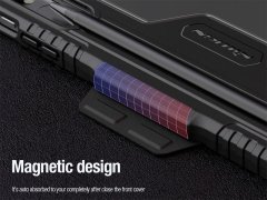 قیمت کیف محافظ بامپردار سامسونگ  تب اس 9 پلاس نیلکین Nillkin Bumper Leather cover case Pro Multi-angle folding style for Samsung Galaxy Tab S9 Plus