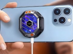 شارژر  و خنک کننده گوشی موبایل ویوو WiWU Wi-R001 15W Magsafe Charging Featured RGB Light Phone Cooling Fan