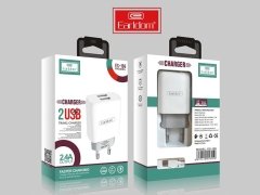 شارژر دیواری یو اس بی 2.4 آمپر ارلدام Earldom ES-196 Wall Charger Duble USB