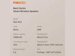 اسپیکر قابل حمل بلوتوثی رسی  RSK-W32