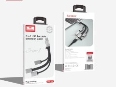 بهترین مبدل او‌تی‌جی سه سر ارلدام Earldom ET-HUB15A 3 in 1 usb otg adapter usb3.0 to usb3.0 hub