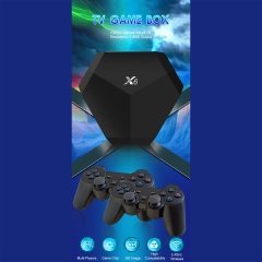 فروش کنسول بازی X6 4K HD بی سیم با جعبه بازی مینی بازی های کلاسیک X6 4K HD Wireless Game Console with 15,000+ Classic Mini Games Game Box