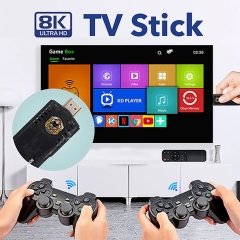 کنسول بازی + اندروید باکس با ظرفیت 64 گیگ