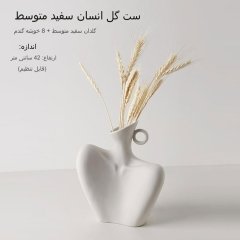 دکوری و گلدان رومیزی طرح ترقوه بدن انسان