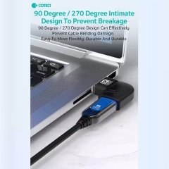 کیفیت مبدل اچ‌دی‌ام‌آی به اچ‌دی‌ام‌آی کوتتسی ( خمیدگی 270 درجه)