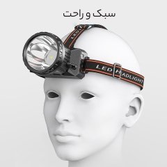 خرید چراغ پیشانی 2400 میلی آمپر ساعت با نور سفید