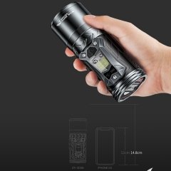چراغ قوه قابل شارژ اسمایلین شارک