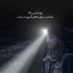 خرید مینی چراغ پیشانی گیره دار با منبع نور دوگانه و  کنترل سنسور هوشمند