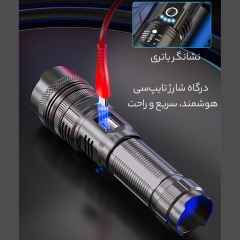 فروش چراغ قوه لیزری سفید شارژی