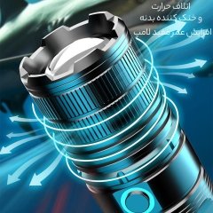 قیمت چراغ قوه لیزری سفید شارژی
