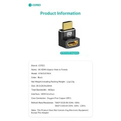 قیمت مبدل اچ‌دی‌ام‌آی به اچ‌دی‌ام‌آی کوتسی ( خمیدگی 270 درجه)