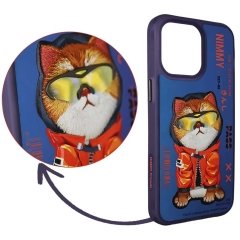 گارد گوشی آیفون 15 پرو طرح گربه نیمی
