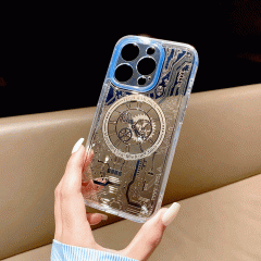 فروش قاب ژله ای طرح ساعت آیفون 13