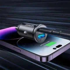 شارژر فندکی فست شارژ ماشین تایپ سی جویروم