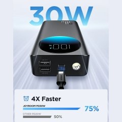 فرو ش پاوربانک فست شارژ تایپ سی و یو اس بی 30 وات 30000 جویروم