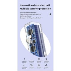 قیمت پاوربانک مینی 4800 میلی آمپر 20 وات تایپ سی راک