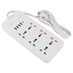 قیمت چند راهی 6 سوکت و 4 یو اس بی و 1 تایپ سی ارلدام