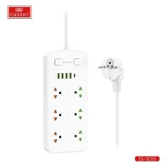 کیفیت چند راهی 6 سوکت و 4 یو اس بی و 1 تایپ سی ارلدام