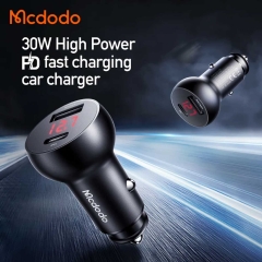 شارژر فندکی سریع دو پورت مک دودو Mcdodo 30W Car Charger CC-681