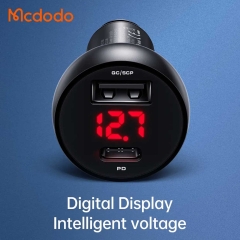 شارژر فندکی سریع دو پورت مک دودو Mcdodo 30W Car Charger CC-681
