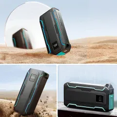 فروش شارژر همراه سوپر شارژ ضد آب طبیعت گردی کوهنوردی گردشگری بهمراه چراغ قوه جویروم
