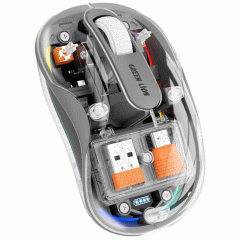 موس وایرلس شفاف گرین