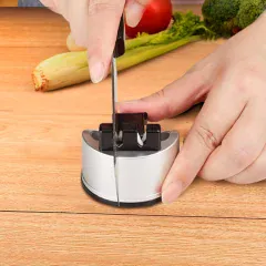 فروش چاقو تیزکن دو مرحله‌ای فولادی سرامیکی آشپزخانه