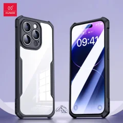کیفیت کاور و گارد کریستالی شفاف ضدضربه اپل آیفون 15 پرو یاندو