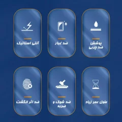 گلس شفاف آیفون 16 پرو آنتی استاتیک