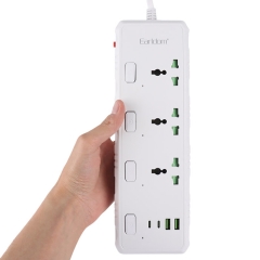 کیفیت چندراهی برق 3 سوکت و 2 یو‌اس‌بی و 2 تایپ سی ارلدام