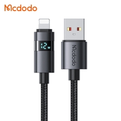 کیفیت کابل شارژ و انتقال داده یو اس بی به لایتنینگ فست شارژ 3 آمپر 1.2 متری کارپلی مک دودو CA-649