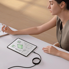 خرید کابل شارژ مغناطیسی تایپ سی به تایپ سی 100 وات بیسوس