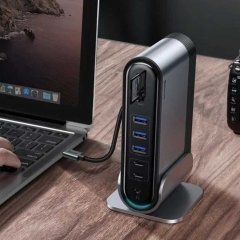 فروش هاب 17 پورت تایپ سی بیسوس
