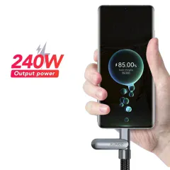 کیفیت کابل دو سر تایپ‌سی فست شارژ با بند آویز گردنی گوشی یاندو