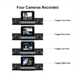 دوربین ثبت وقایع چهار طرفه خودرو