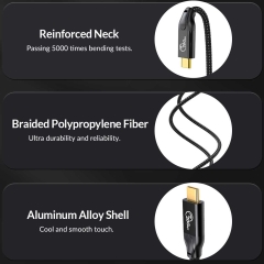 مبدل و کابل شارژ تایپ سی به تایپ سی 3.2 یک متری 5 آمپر اوریکو