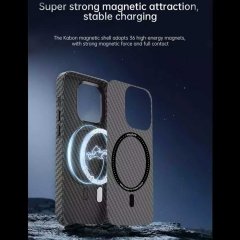 قاب مگنتی آیفون 14 پرو ویوو Wiwu Kabon Magnetic Case IP14 6.1 Pro LCC-107