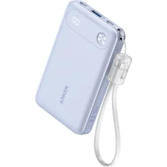 فروش شارژر همراه دیجیتالی فوق العاده باریک و سبک تایپ سی و یو اس بی فست شارژ انکر با کابل همراه دو سر تایپ سی