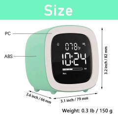 ساعت زنگ‌دار رومیزی دیجیتال Cute digital study alarm clock BD-AC-02