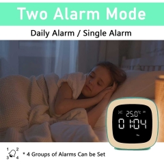 ساعت زنگ‌دار رومیزی دیجیتال Cute digital study alarm clock BD-AC-02